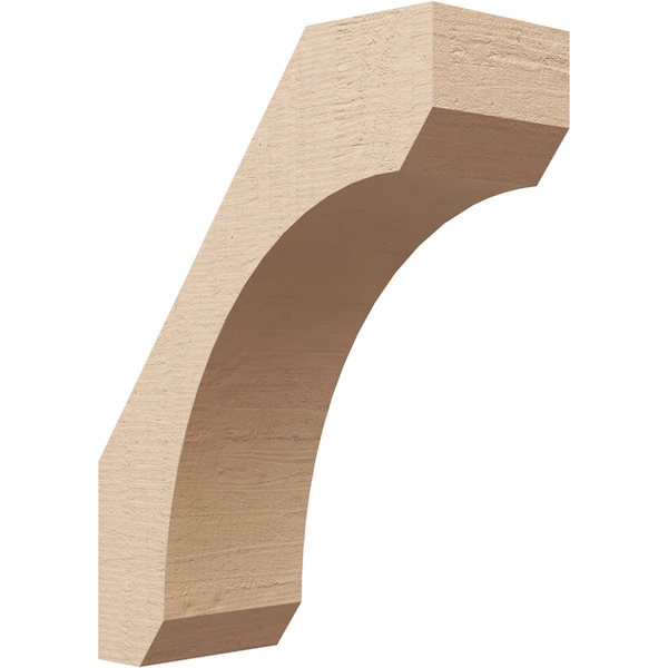 Ekena Millwork 5-inch W x 12-inch D x 16-inch H Legacy Rough Cedar Woodgrain TimberThane Knee Brace, Primed BRCUR05X12X16LECRCPR - main